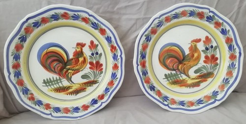 Assiettes anciennes faience - assiettes,