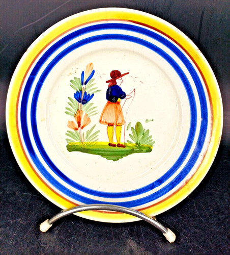 Ancienne assiette décorative - ancienne,