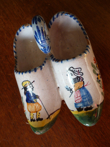 Ancienne paire sabots en - ancienne,